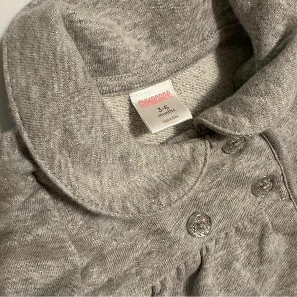 Gymboree Baby Girl Pea Coat Sweatshirt 3-6 Months - Picture 3 of 6